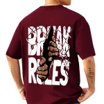 Baggy Hip-Hop T-Shirt for Men - Graphic Printed T Shirts