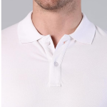 Classic Polo | Comfortable Rich Cotton Blend, Band Collar, Regular Fit