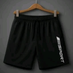 Men’s Casual Sports Shorts Pack of 2 | Comfortable Printed Polyester Half Pants for Daily